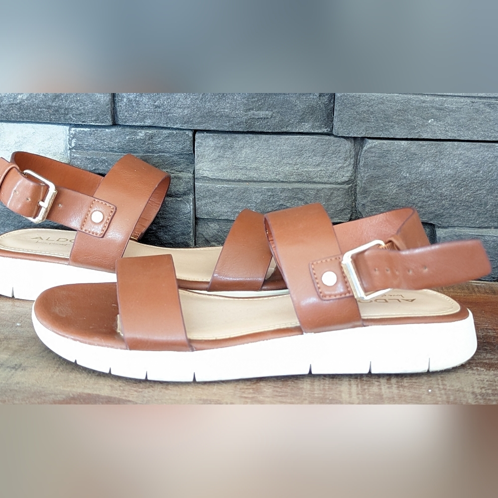 Aldo leather sandals size 8